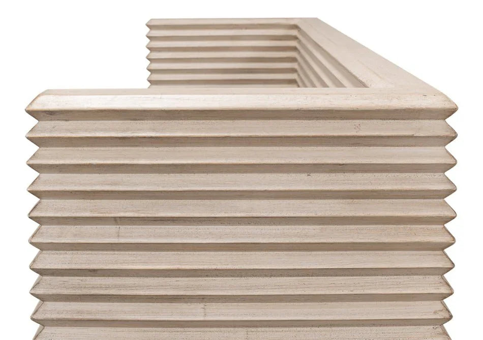 Stacked Wooden Bedroom Bench - LOOMLAN - Sarreid - Bedroom Benches