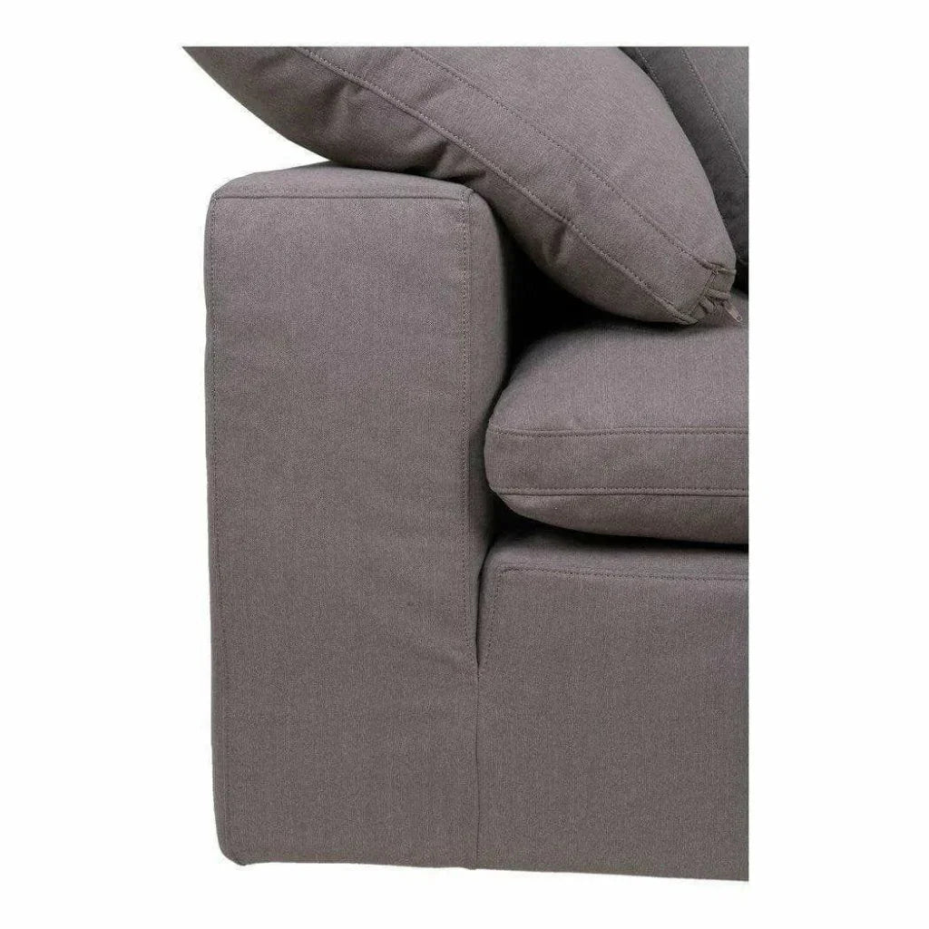 Stain Resistant Grey Modular Corner Chair-Modular Components-Moe's Home-LOOMLAN