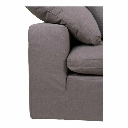 Stain Resistant Grey Modular Corner Chair-Modular Components-Moe's Home-LOOMLAN