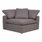 Stain Resistant Grey Modular Corner Chair-Modular Components-Moe's Home-LOOMLAN