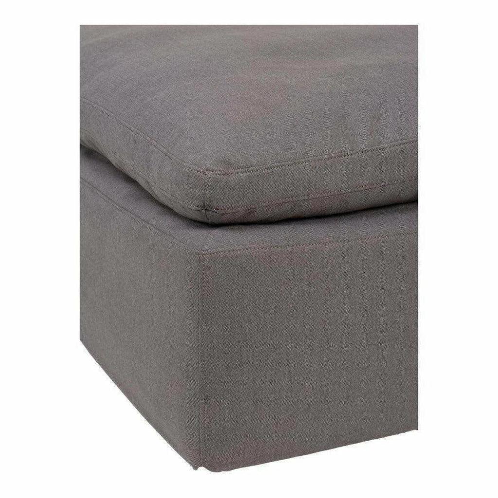 Stain Resistant Grey Modular Ottoman-Modular Components-Moe's Home-LOOMLAN