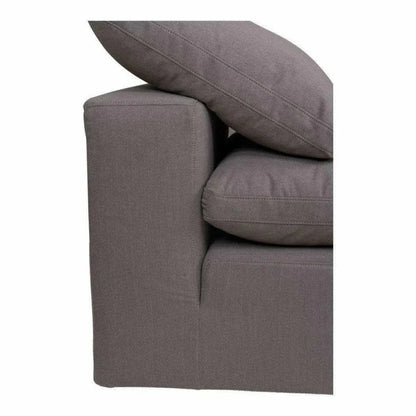 Stain Resistant Grey Modular Slipper Chair-Modular Components-Moe's Home-LOOMLAN