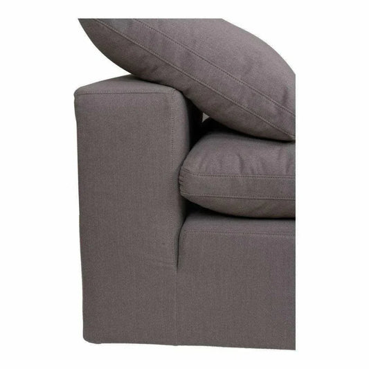 Stain Resistant Grey Modular Slipper Chair-Modular Components-Moe's Home-LOOMLAN