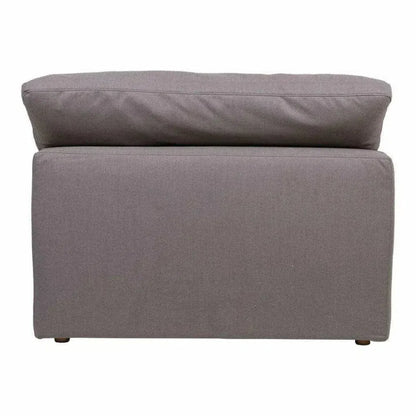 Stain Resistant Grey Modular Slipper Chair-Modular Components-Moe's Home-LOOMLAN