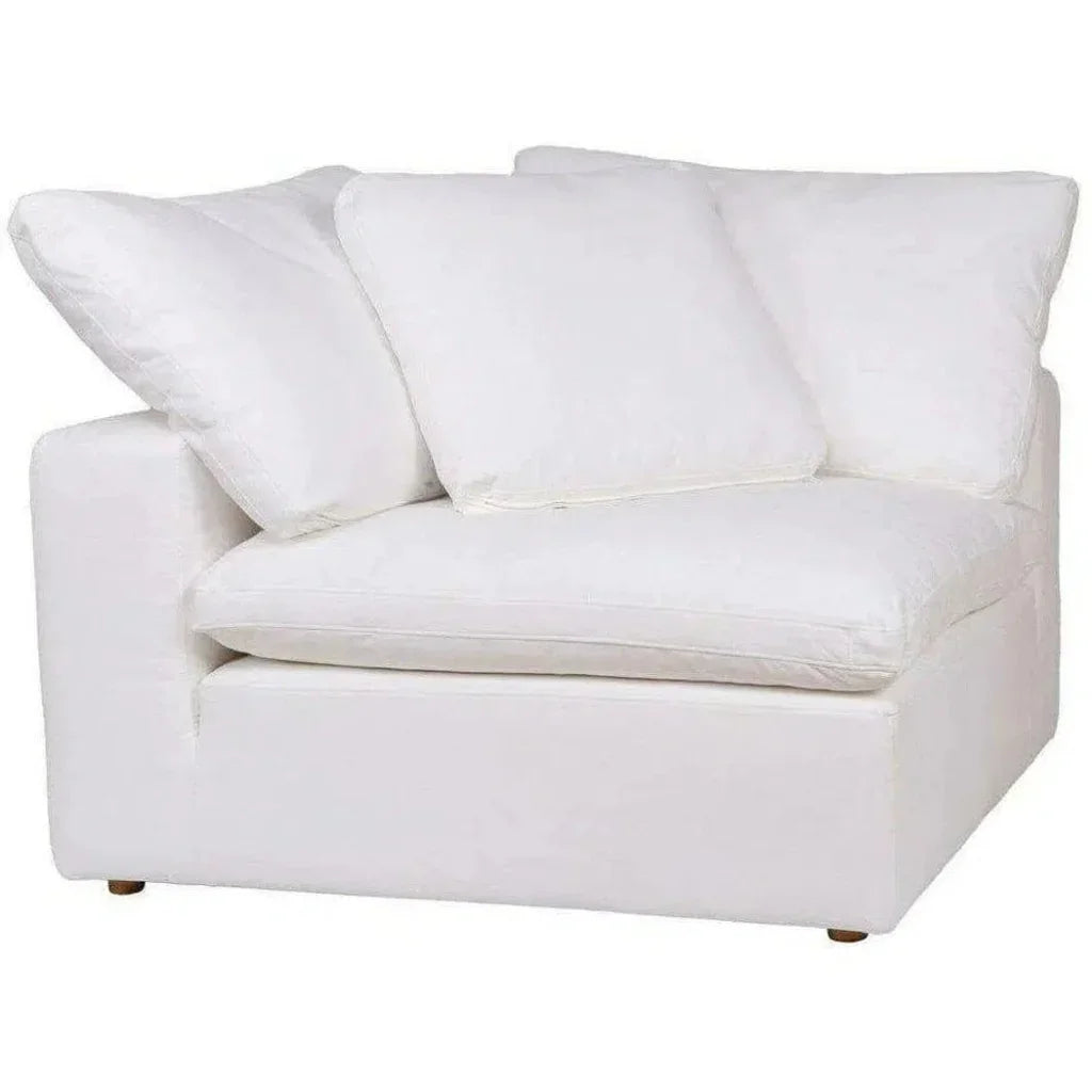 Stain Resistant White Modular Corner Chair-Modular Components-Moe's Home-LOOMLAN