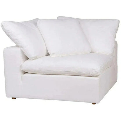 Stain Resistant White Modular Corner Chair-Modular Components-Moe's Home-LOOMLAN