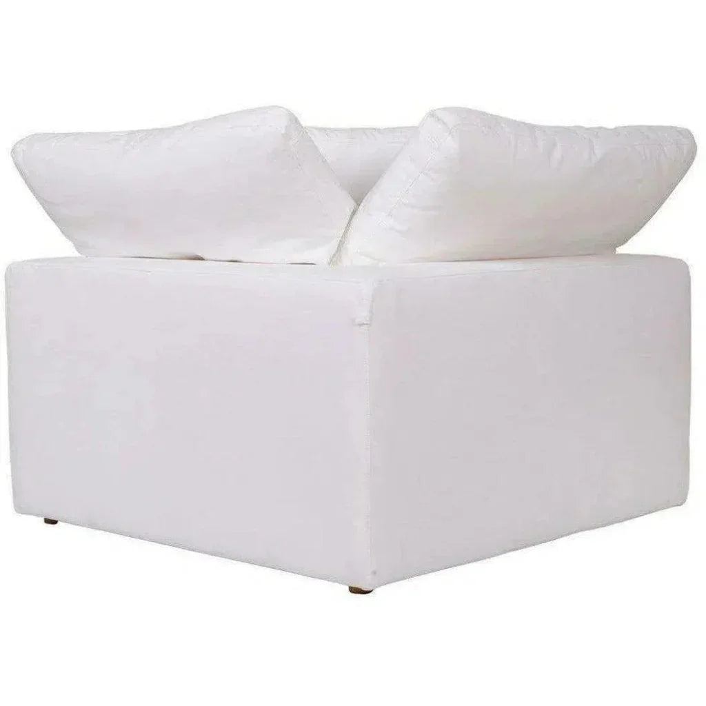 Stain Resistant White Modular Corner Chair-Modular Components-Moe's Home-LOOMLAN