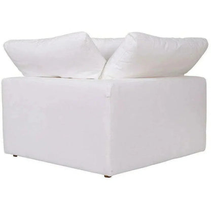 Stain Resistant White Modular Corner Chair-Modular Components-Moe's Home-LOOMLAN