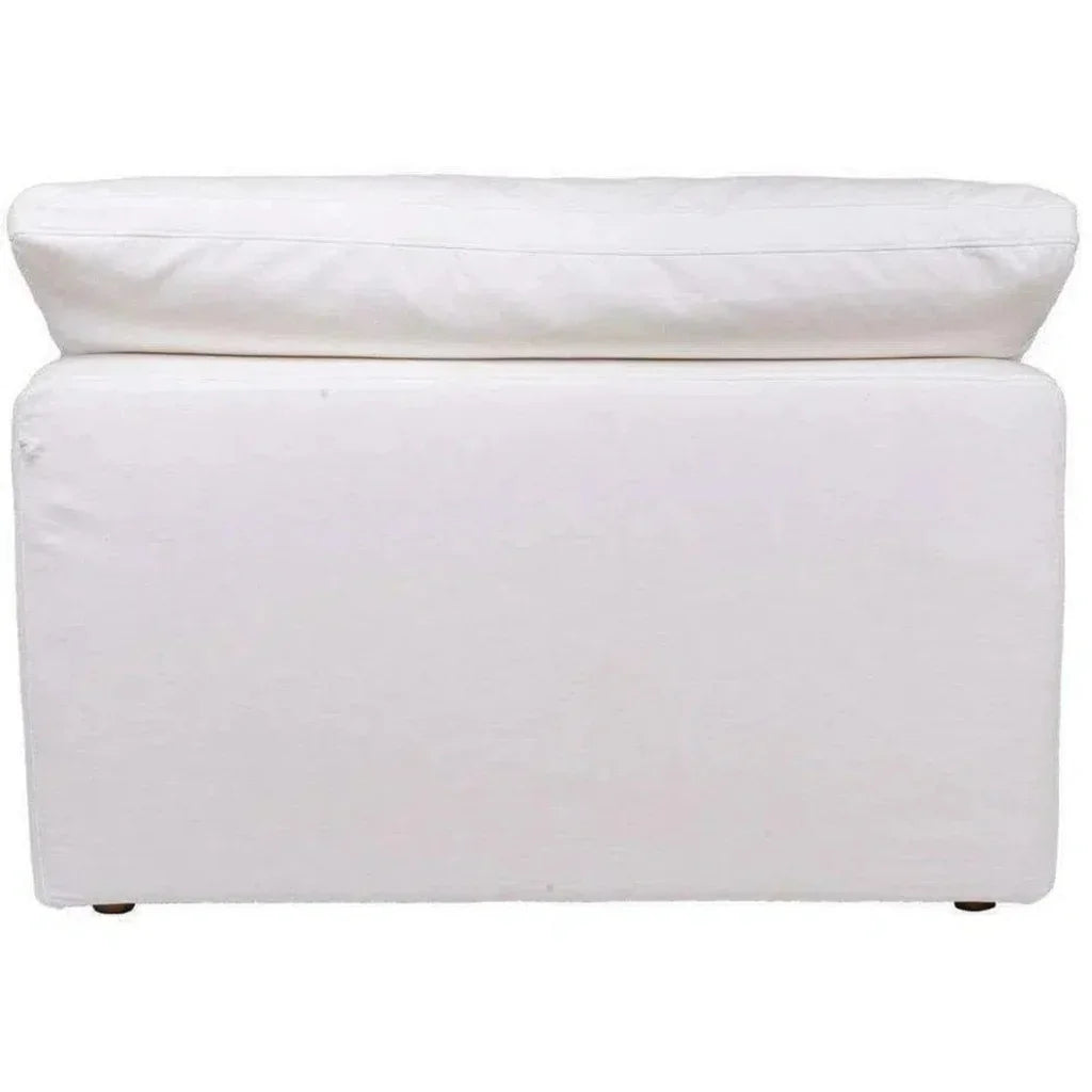 Stain Resistant White Modular Slipper Chair-Modular Components-Moe's Home-LOOMLAN
