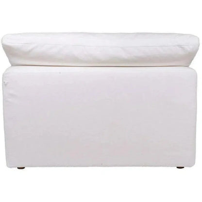 Stain Resistant White Modular Slipper Chair-Modular Components-Moe's Home-LOOMLAN