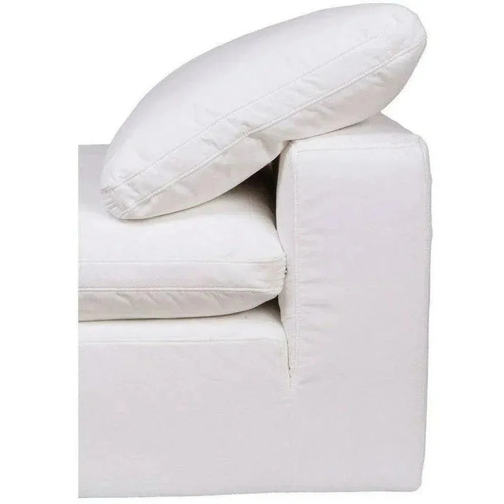 Stain Resistant White Modular Slipper Chair-Modular Components-Moe's Home-LOOMLAN