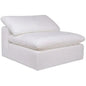 Stain Resistant White Modular Slipper Chair-Modular Components-Moe's Home-LOOMLAN