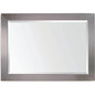 Stainless Silver Horizontal & Vertical Wall Mirror - LOOMLAN - Bassett Mirror - Wall Mirrors