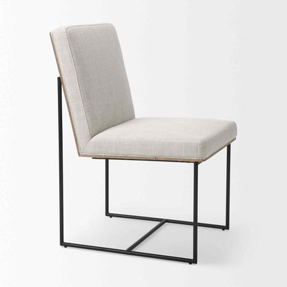 Stamford Linen Armless Dining Chair (Set of 2)