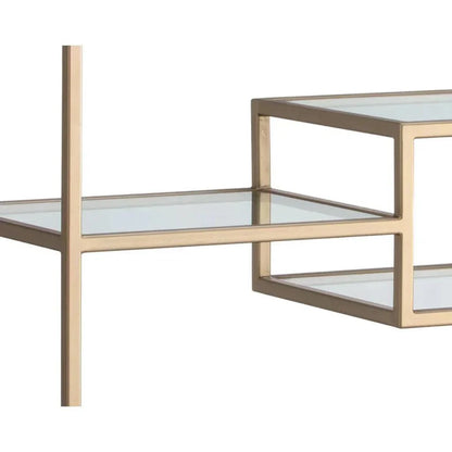 Stamos Iron Framed Etagere-Etageres-SUNPAN-LOOMLAN
