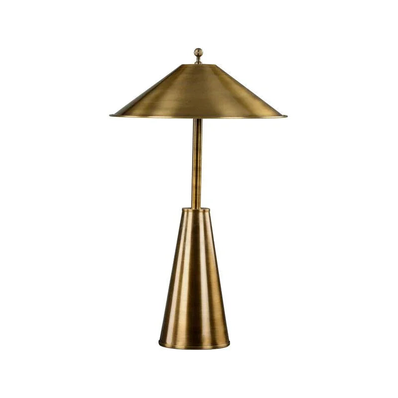 Stamos Modern Brass Design Table Lamp - LOOMLAN - Wildwood - Table Lamps