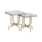 Stand By Me Marble Square Top Table (Set of 2) - LOOMLAN - Wildwood - Side Tables