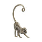 Standing Monkey Antique Brass Finish Sculpture - LOOMLAN - Chelsea House - Statues & Sculptures