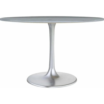 Star City Dining Table 48" Gray-Dining Tables-Zuo Modern-LOOMLAN