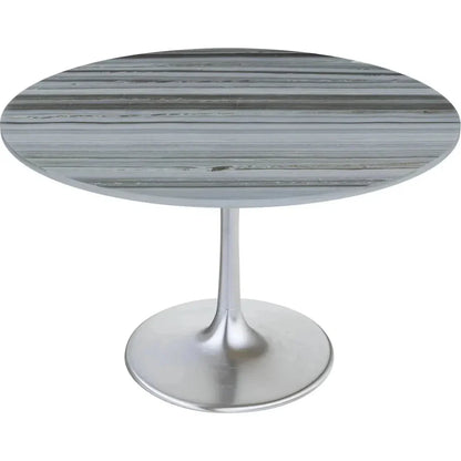 Star City Dining Table 48" Gray-Dining Tables-Zuo Modern-LOOMLAN