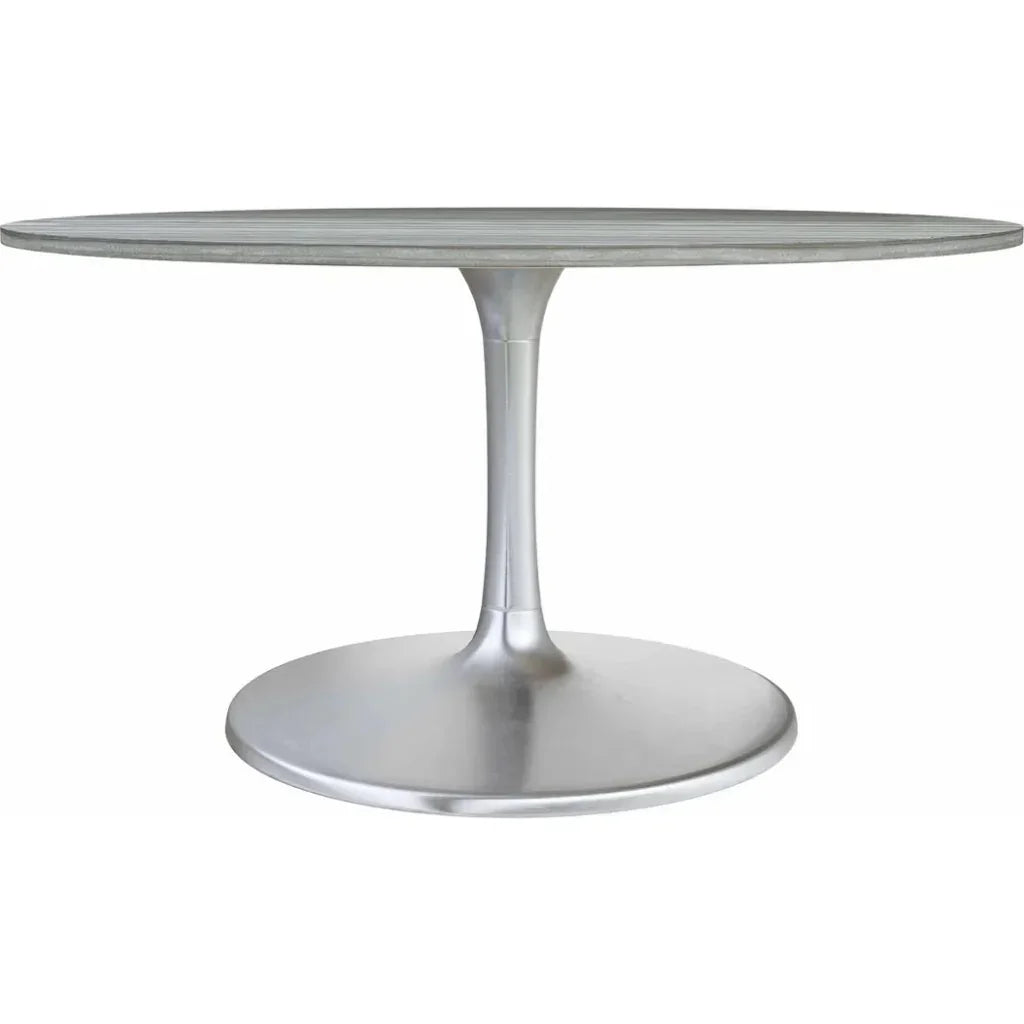 Star City Dining Table 60" Gray-Dining Tables-Zuo Modern-LOOMLAN