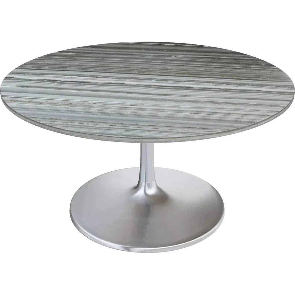 Star City Dining Table 60" Gray-Dining Tables-Zuo Modern-LOOMLAN