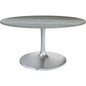 Star City Dining Table 60" Gray-Dining Tables-Zuo Modern-LOOMLAN
