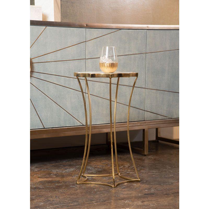 Star White Marble Top Side Table - LOOMLAN - Wildwood - Side Tables