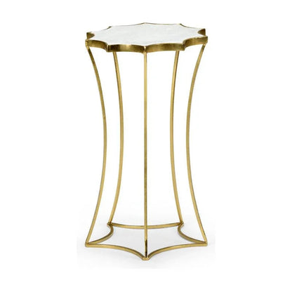 Star White Marble Top Side Table - LOOMLAN - Wildwood - Side Tables