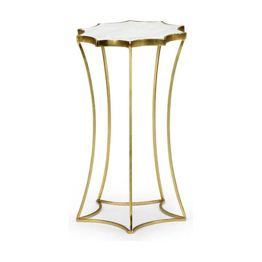 Star White Marble Top Side Table - LOOMLAN - Wildwood - Side Tables