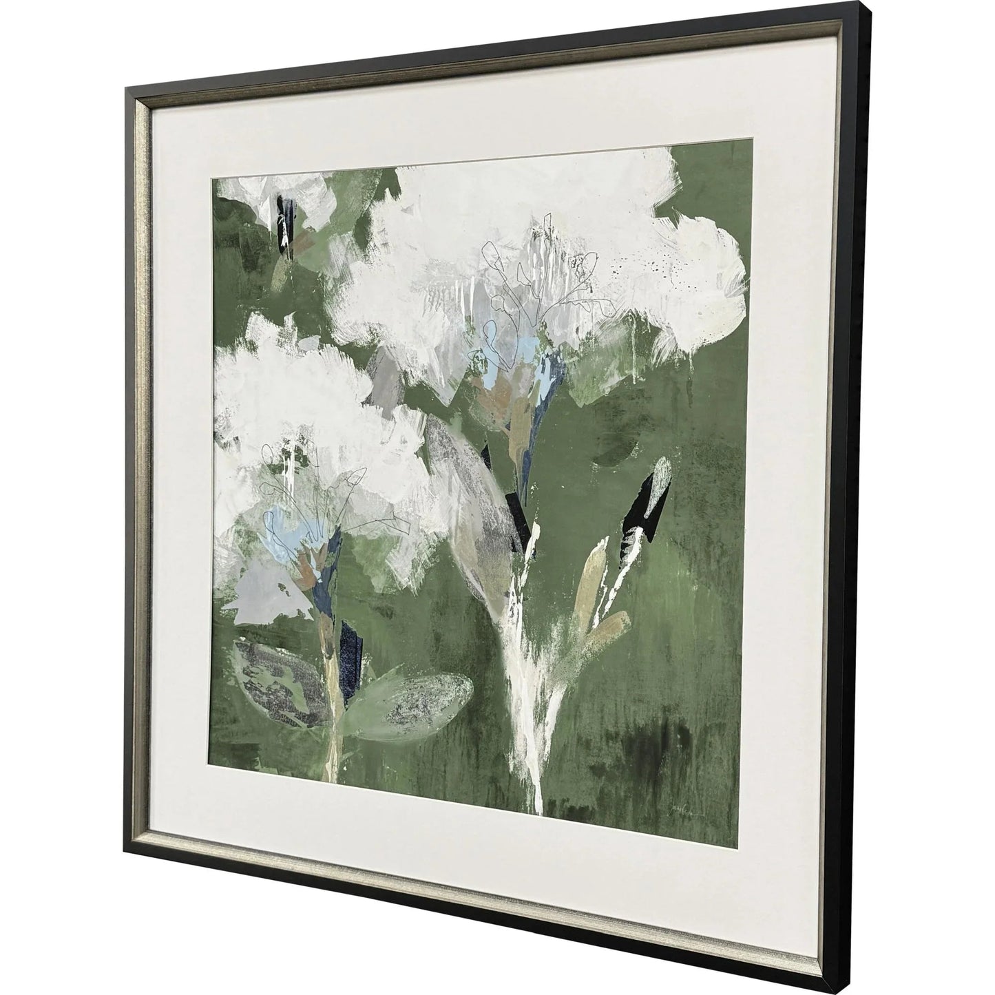 Starlight Wood White Framed Wall Art