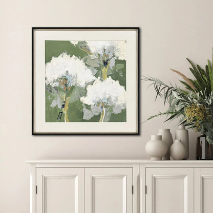 Starlight Wood White Framed Wall Art