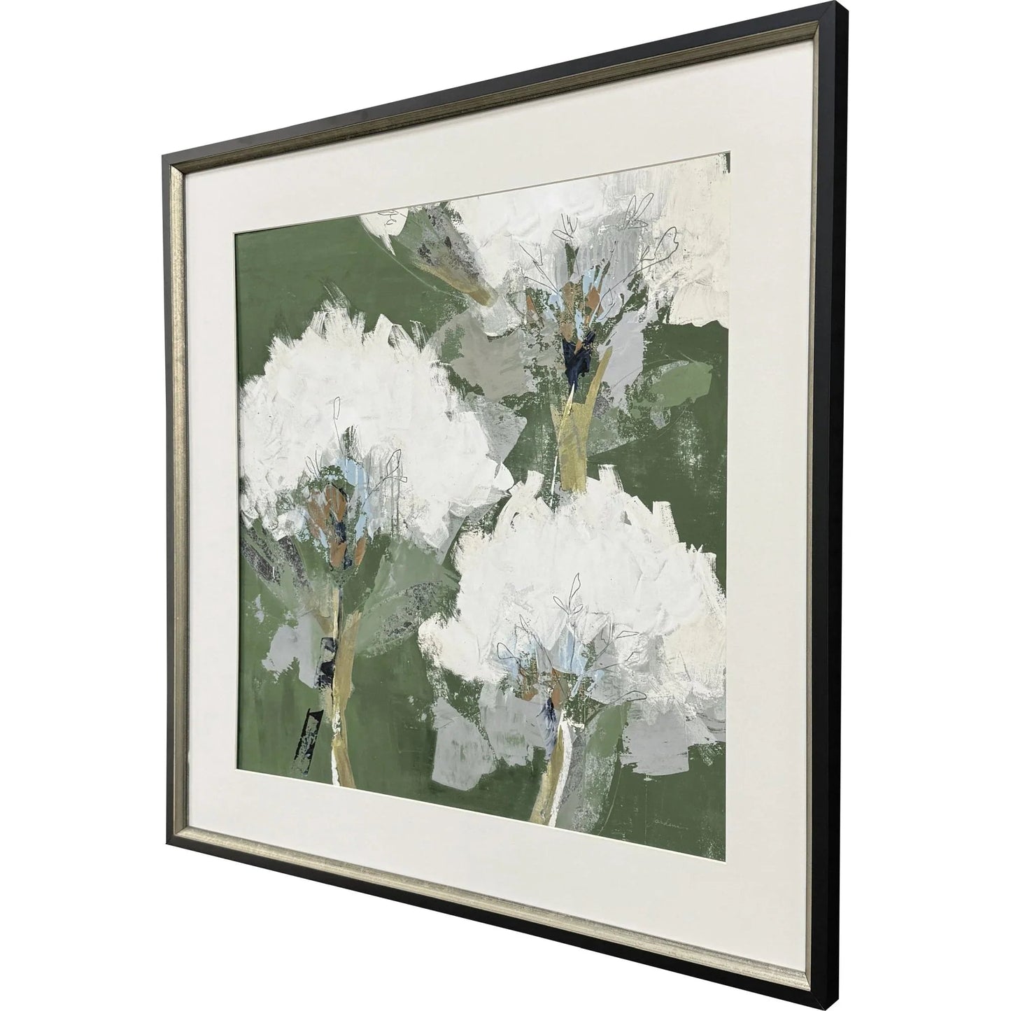 Starlight Wood White Framed Wall Art