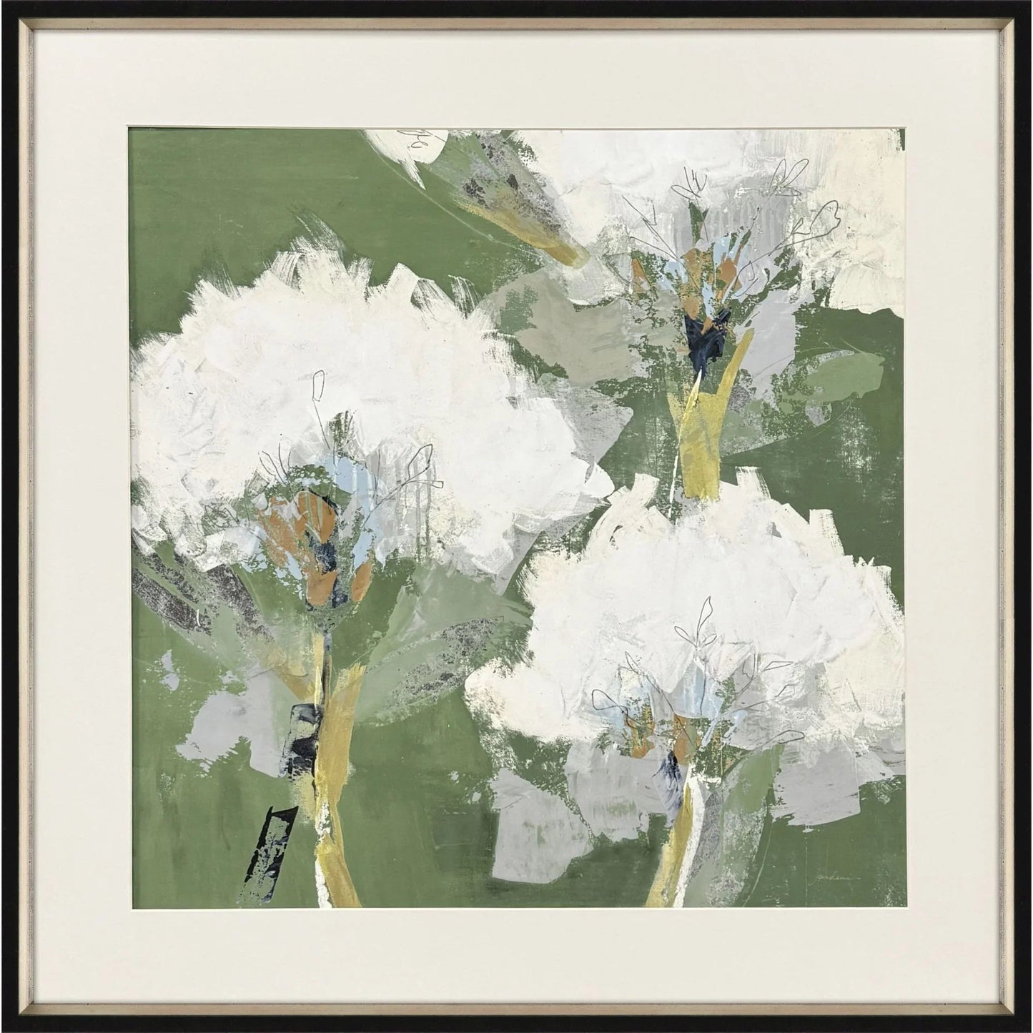 Starlight Wood White Framed Wall Art