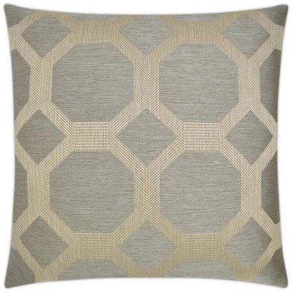 Statler Taupe Brown Throw Pillow With Insert - LOOMLAN - D.V. Kap - Throw Pillows