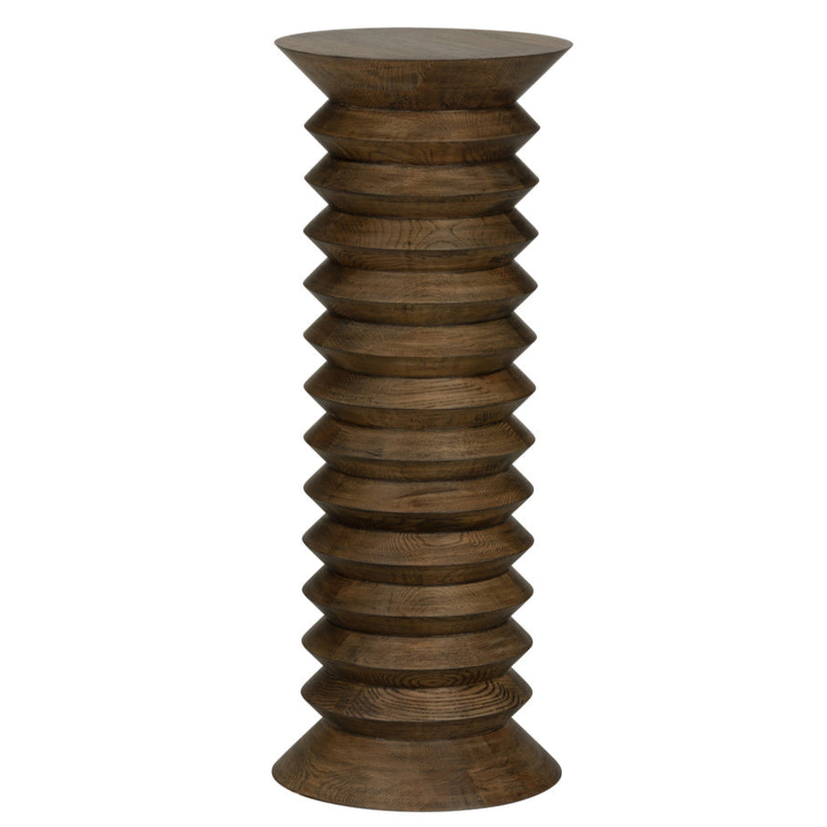 Stax Wood Brown  Pedestal