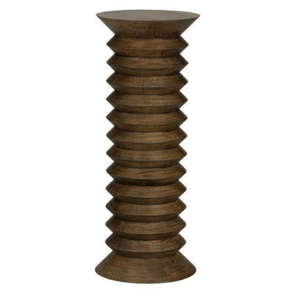 Stax Wood Brown  Pedestal