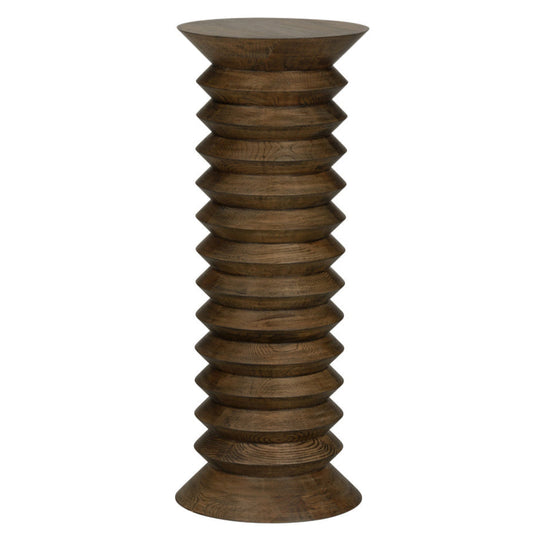 Stax Wood Brown  Pedestal