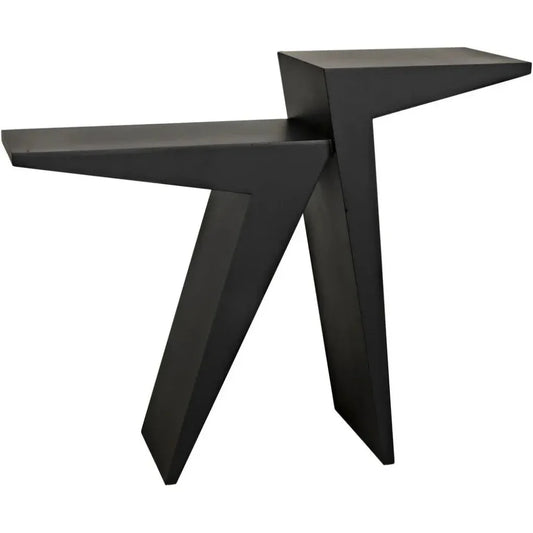 Steam Console, Black Steel - LOOMLAN - Noir - Console Tables