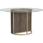 StefanBrown Round Dining Table-Dining Tables-Bassett Mirror-LOOMLAN