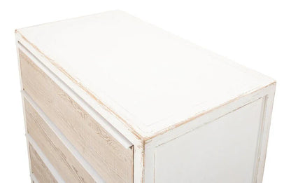 Stefano Four Drawer White Chest - LOOMLAN - Sarreid - Chests