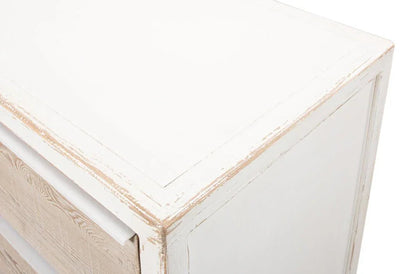 Stefano Four Drawer White Chest - LOOMLAN - Sarreid - Chests