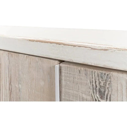 Stefano Sideboard Slim Credenza Antique White - LOOMLAN - Sarreid - Sideboards