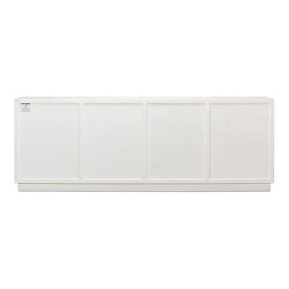 Stefano Sideboard Slim Credenza Antique White - LOOMLAN - Sarreid - Sideboards