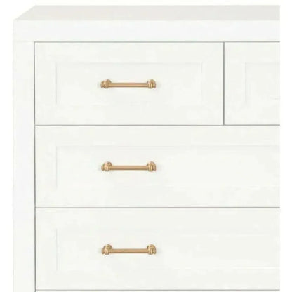 Stella 5 - Drawer Bedroom White Chest of Drawers - LOOMLAN - Essentials For Living - Chests