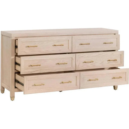 Stella 6 - Drawer Double Dresser - LOOMLAN - Essentials For Living - Dressers