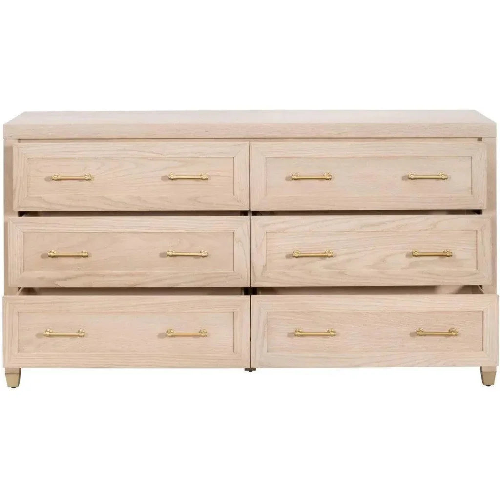 Stella 6 - Drawer Double Dresser - LOOMLAN - Essentials For Living - Dressers