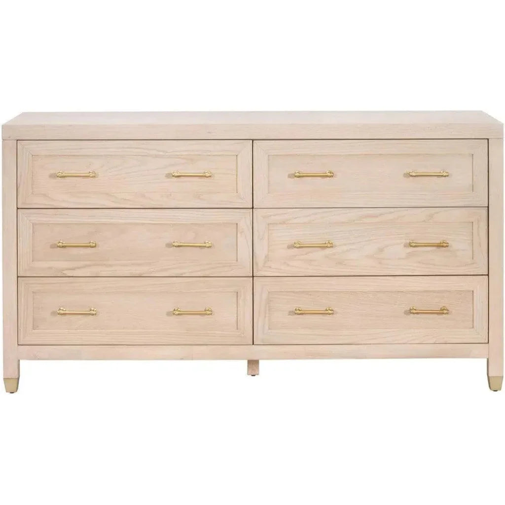 Stella 6 - Drawer Double Dresser - LOOMLAN - Essentials For Living - Dressers