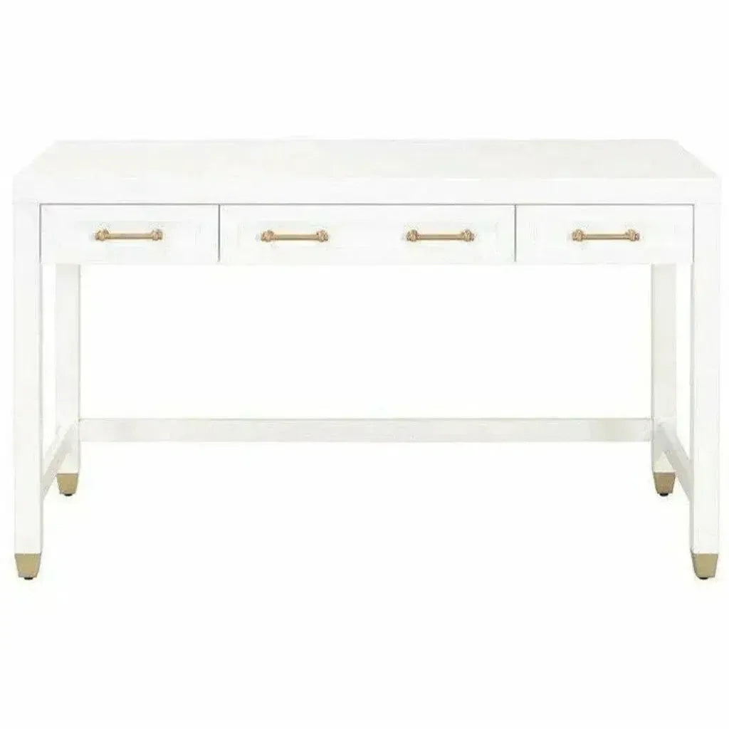 Stella Desk With Drawers White-Home Office Desks-Essentials For Living-LOOMLAN