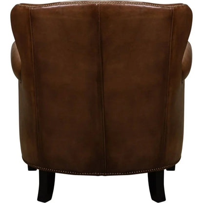 Stella Luxurious Leather Comfort Chair - LOOMLAN - Olivia + Quinn - Club Chairs